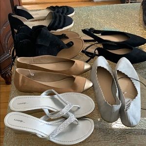 6 pairs of shoes brand new & used size 8